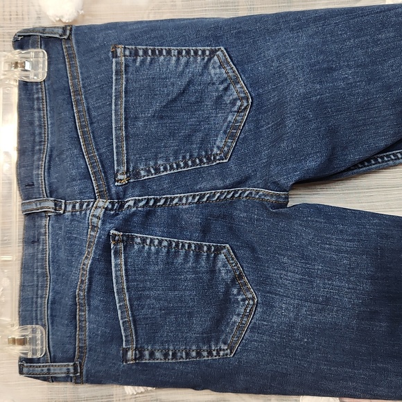 Free People Blue Distressed Button Skinny Jeans Size 26 - Picture 5 of 8